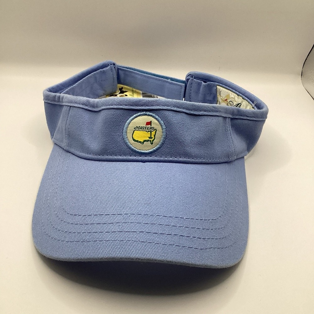 Masters Light Blue Embroidered Logo Visor